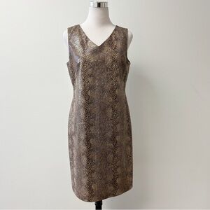 Harve Benard • Snakeskin Sheath Dress